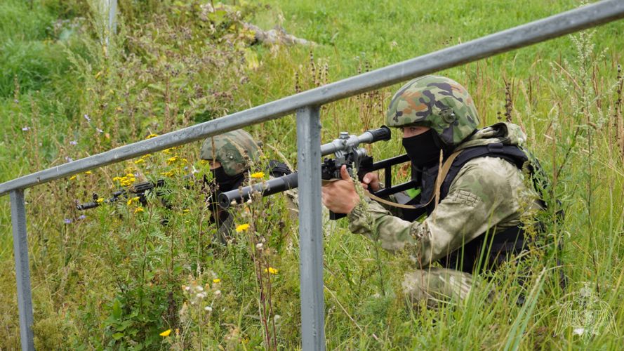 В Чувашии сотрудники регионального управления Росгвардии выполнили задачи тактического эпизода в рамках учений  «Заслон — 2021»
