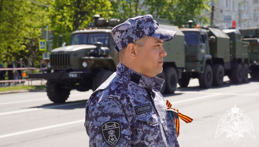 В Чувашии росгвардейцы принялиучастие в обеспечении безопасности граждан в период празднования Дня Победы