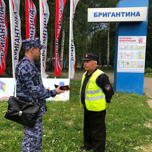 Сотрудники Росгвардии в Чувашии проверили обеспечение безопасности детских летних лагерей отдыха 