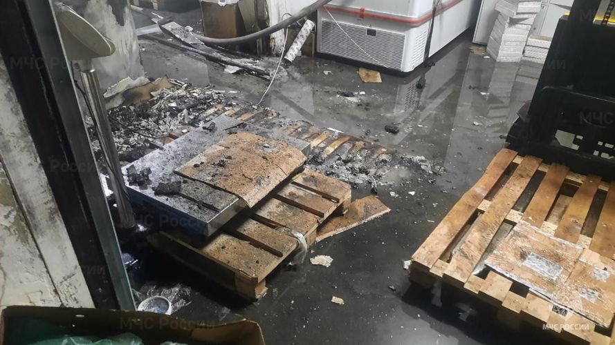 В Чувашии наряд Росгвардии помог потушить пожар в магазине