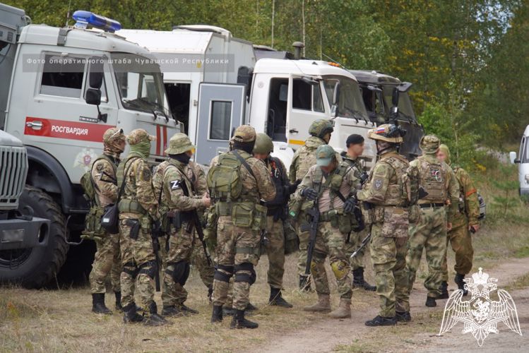 В Чувашии проведено тактико-специальное занятие с участием Росгвардии