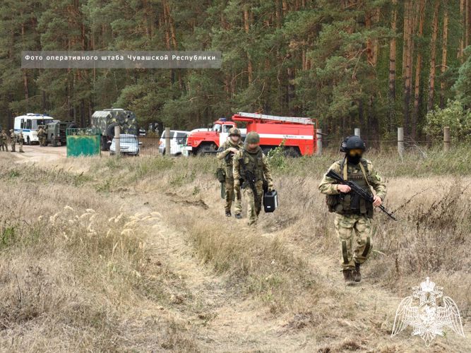 В Чувашии проведено тактико-специальное занятие с участием Росгвардии
