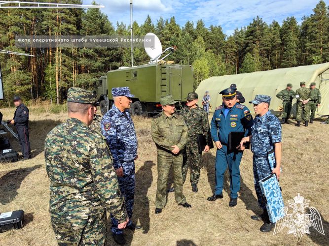 В Чувашии проведено тактико-специальное занятие с участием Росгвардии