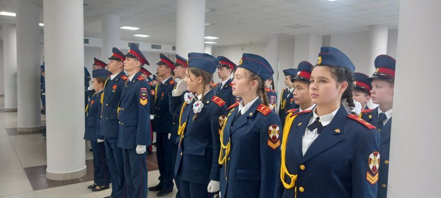 В Чебоксарах кадеты подшефного класса Росгвардии стали призёрами смотра-конкурса строевой подготовки