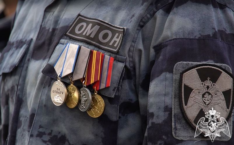 Сотрудники ОМОН Росгвардии отметили профессиональный праздник