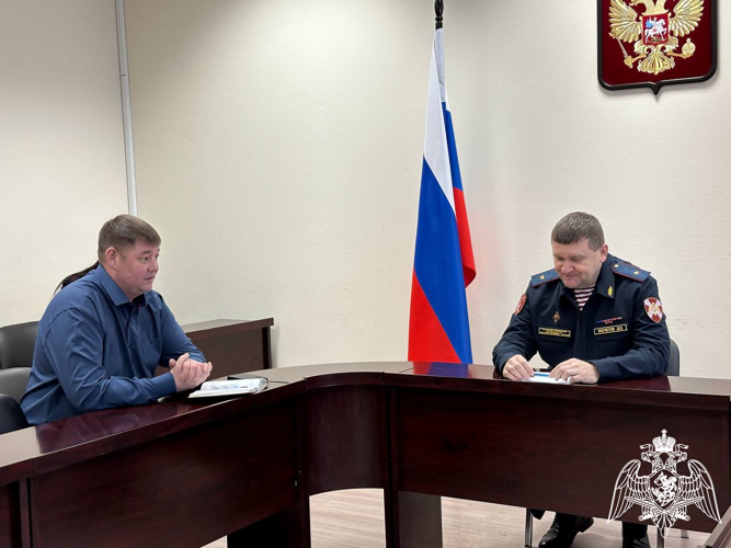 Начальник Управления Росгвардии по Чувашской Республике – Чувашии генерал-майор полиции Дмитрий Расчетов провел прием граждан