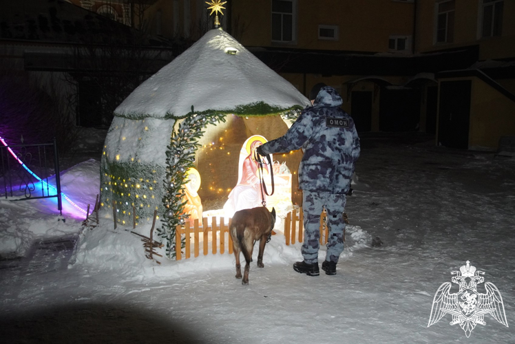 В крещенскую ночь в Чебоксарах росгвардейцы приняли участие в обеспечении безопасности граждан 