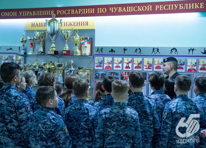 ОМОН «Сувар» открыл свои двери для подшефных кадет
