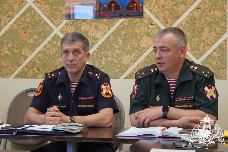Учебно-методический сбор с руководителями информационных подразделений Росгвардии Приволжского округа состоялся в Чувашии