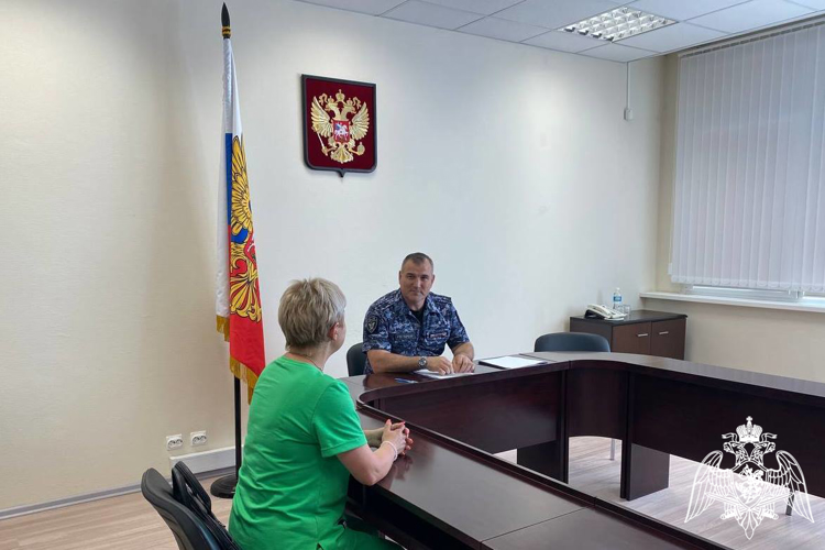 Врио начальника Управления Росгвардии по Чувашской Республике – Чувашии провел прием граждан