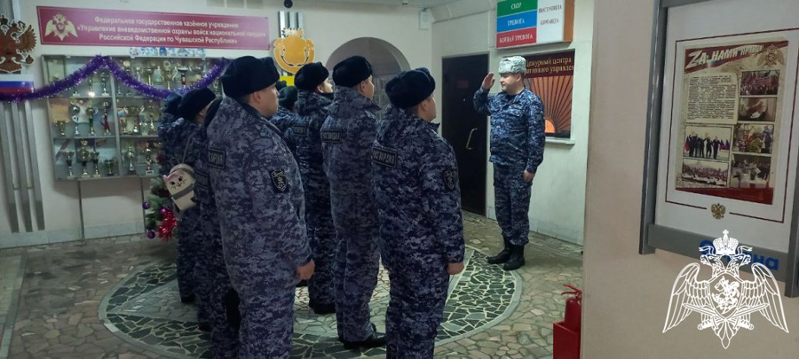 В Чувашии росгвардейцы приняли участие в обеспечении правопорядка на Рождество Христово