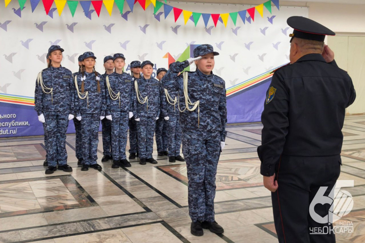 Подшефный класс Управления Росгвардии по Чувашии стал лучшим в республиканском конкурсе «Юный патриот» 