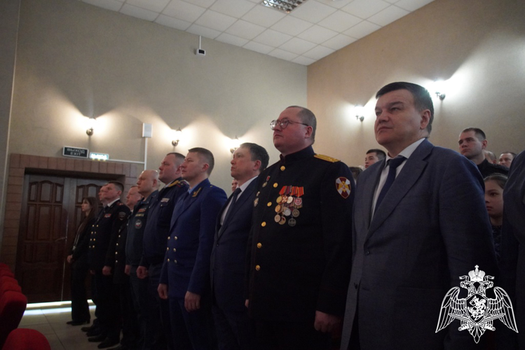 Торжественное мероприятие, посвященное Дню войск национальной Российской Федерации, состоялось в Управлении Росгвардии Чувашии
