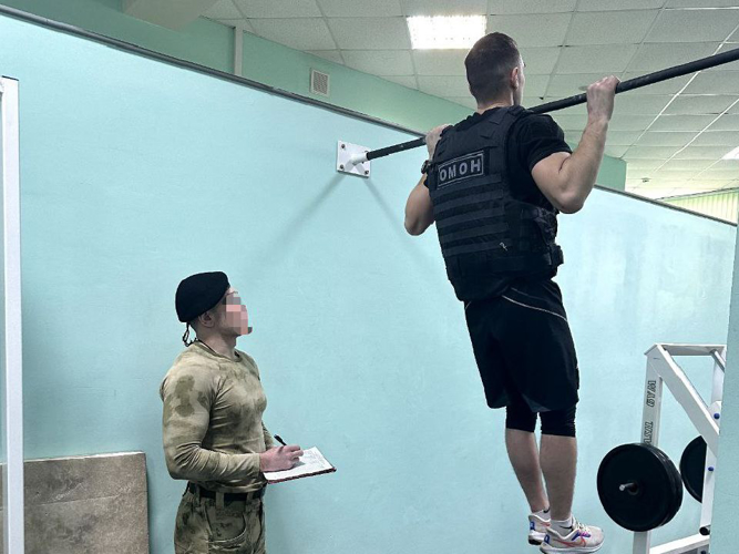 В ОМОН «Сувар» состоялась спартакиада, посвященная 80-летию Победы в Великой Отечественной войне