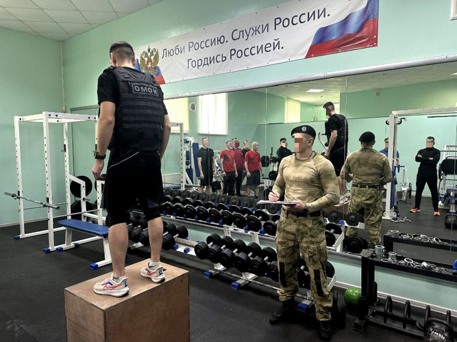 В ОМОН «Сувар» состоялась спартакиада, посвященная 80-летию Победы в Великой Отечественной войне