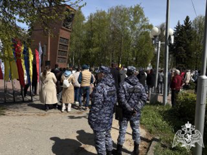 Росгвардейцы Чувашии приняли участие в обеспечении общественной безопасности при проведении первомайских праздничных мероприятий