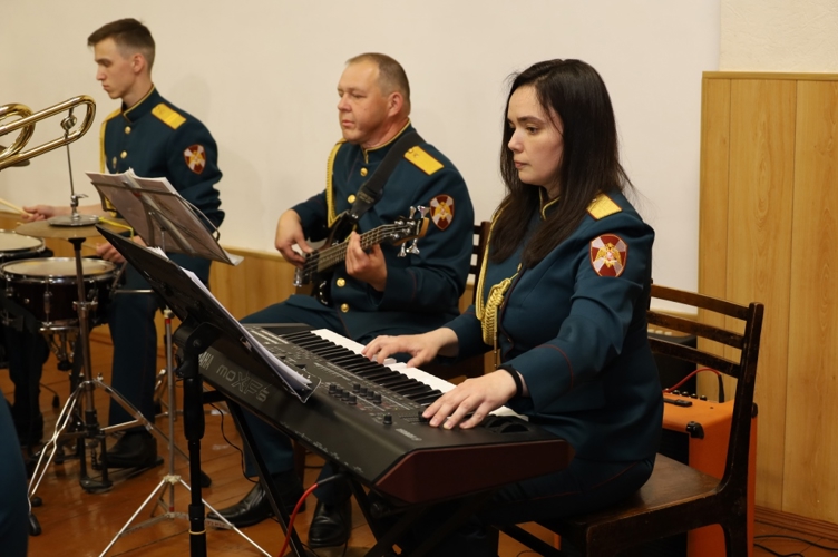 Коллектив оркестра «Волжские берега» выступил на отборочном туре смотра-конкурса военных оркестров Приволжского ордена Жукова округа Росгвардии