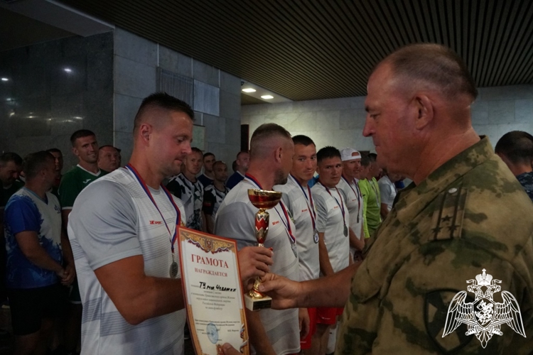 Команда Управления Росгвардии по Чувашской Республике - Чувашии стала призером чемпионата Приволжского округа по мини-футболу 