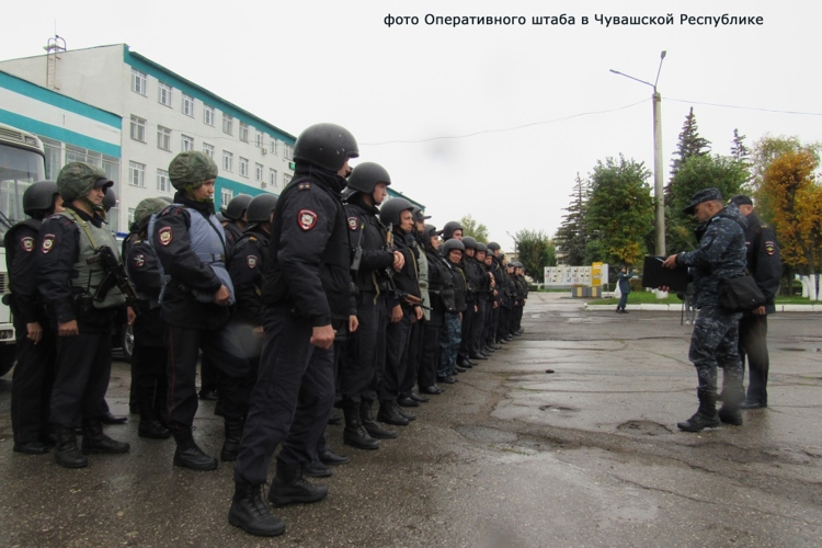 В Чувашии сотрудники Росгвардии приняли участие в тактико-специальном учении Оперативного штаба