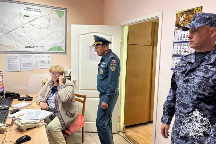 На объекте управления Росгвардии в Канаше состоялись тренировочные пожарно-тактические занятия 