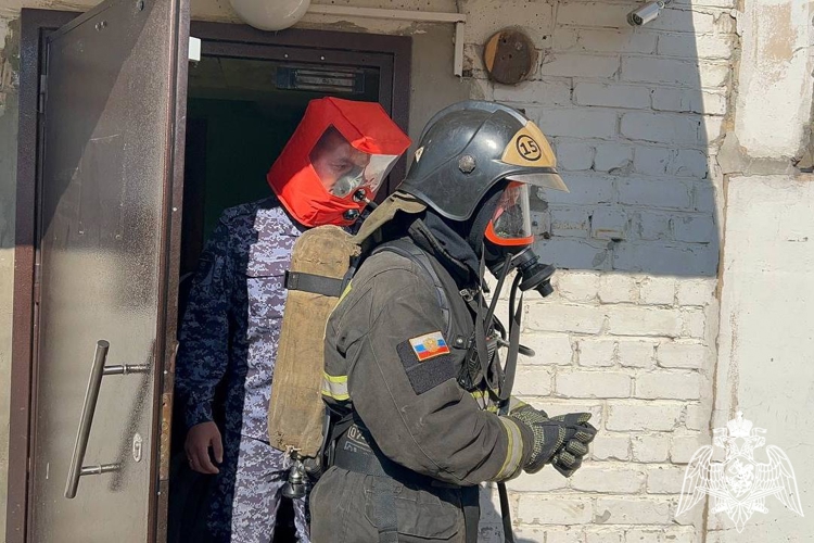 На объекте управления Росгвардии в Канаше состоялись тренировочные пожарно-тактические занятия 