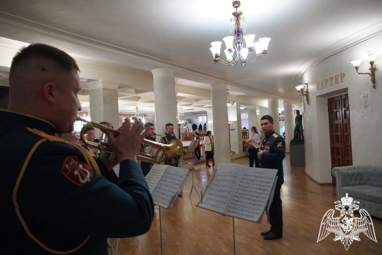 Военный оркестр «Волжские берега» принял участие в торжественном мероприятии, посвященном 160-летию образования службы судебных приставов