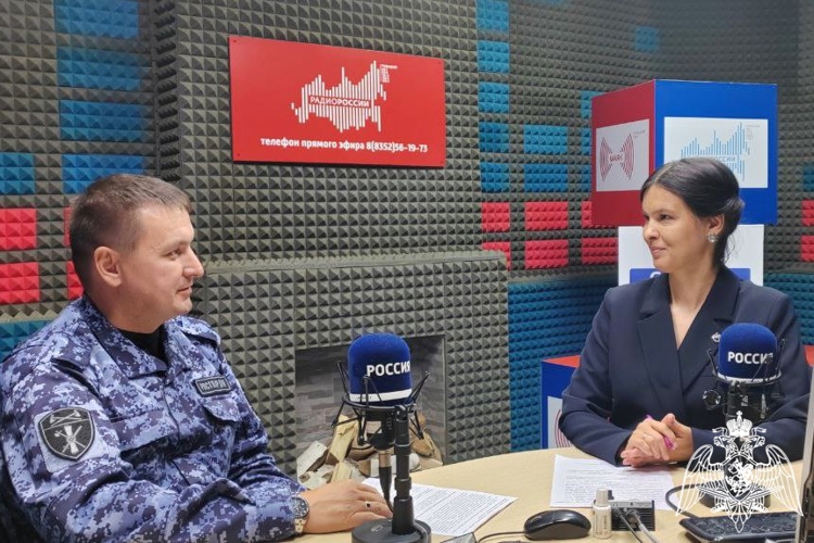 На Радио России состоялась запись выпуска радиожурнала «День за днем», посвященного обороту оружия в Чувашской Республике (аудио)