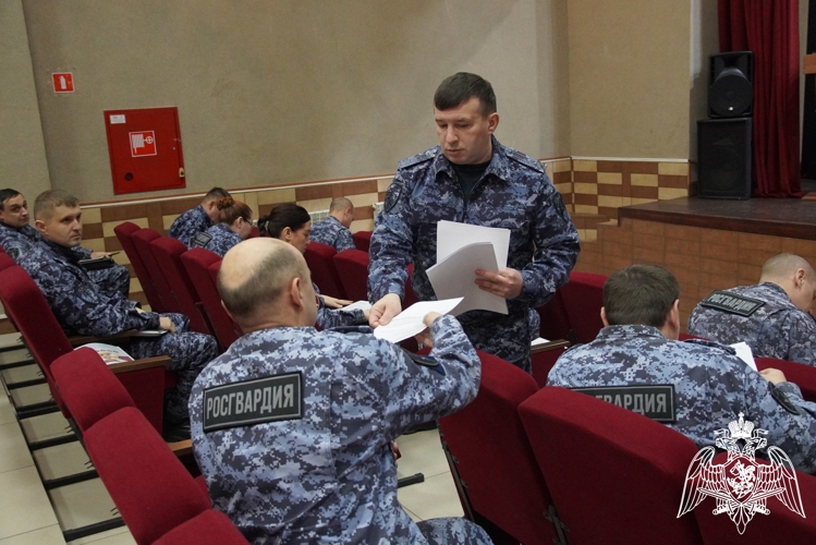 В Управлении Росгвардии по Чувашской Республике прошла итоговая контрольная проверка за 2025 год