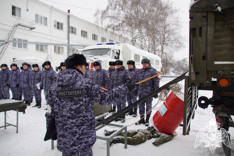 В Чувашии росгвардейцы приступили к зимнему периоду подготовки личного состава
