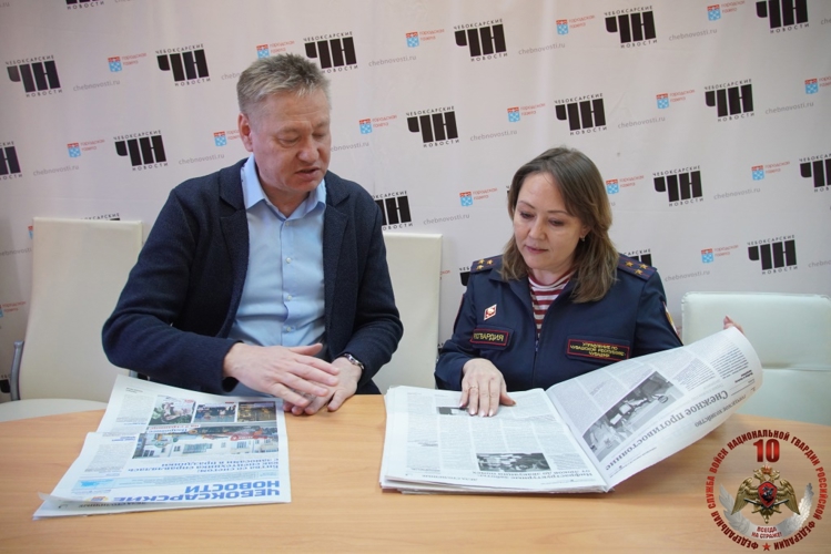 Журналисты Чувашии оказывают информационную поддержку бойцам Росгвардии