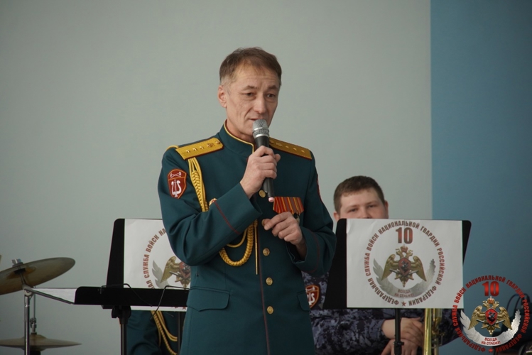 «Мы – Росгвардия»: военный оркестр «Волжские берега» продолжает серию патриотических концертов