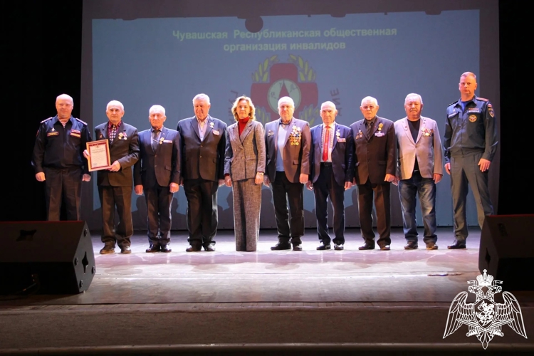 В Чебоксарах награжден ветеран внутренних войск, участвовавший в ликвидации последствий аварии на Чернобыльской АЭС