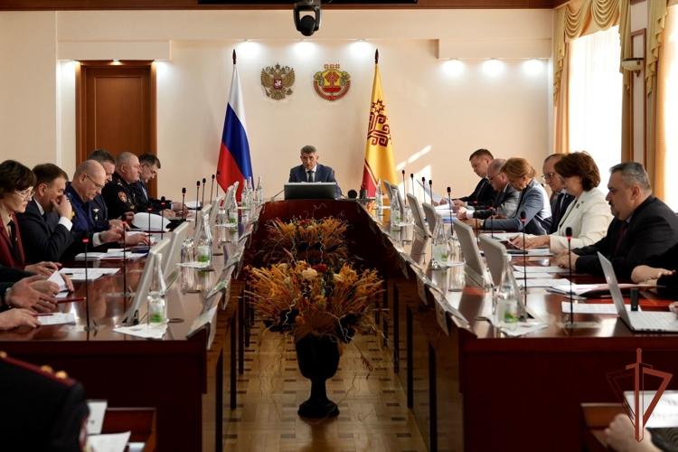 Руководитель Управления Росгвардии по Чувашской Республике принял участие в заседании антинаркотической комиссии