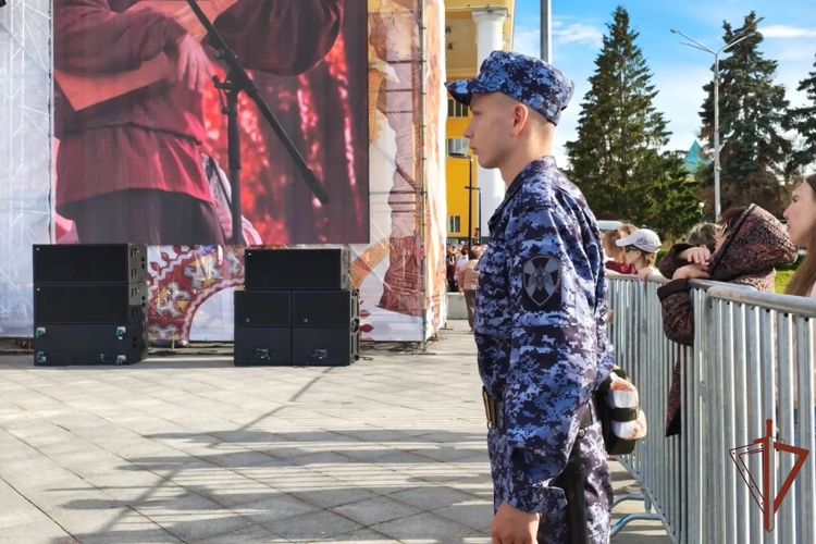 Росгвардейцы приняли участие в обеспечении общественной безопасности во время празднования Дня Чувашской Республики 