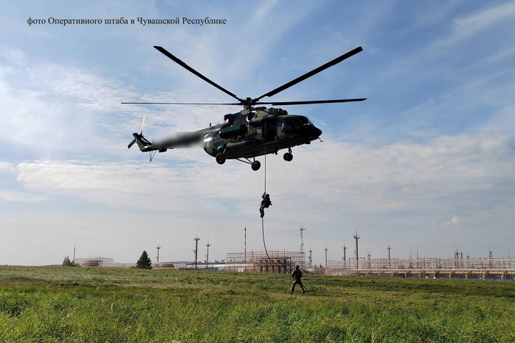 В Чувашии росгвардейцы приняли участие в плановом тактико-специальном учении под руководством Оперативного штаба