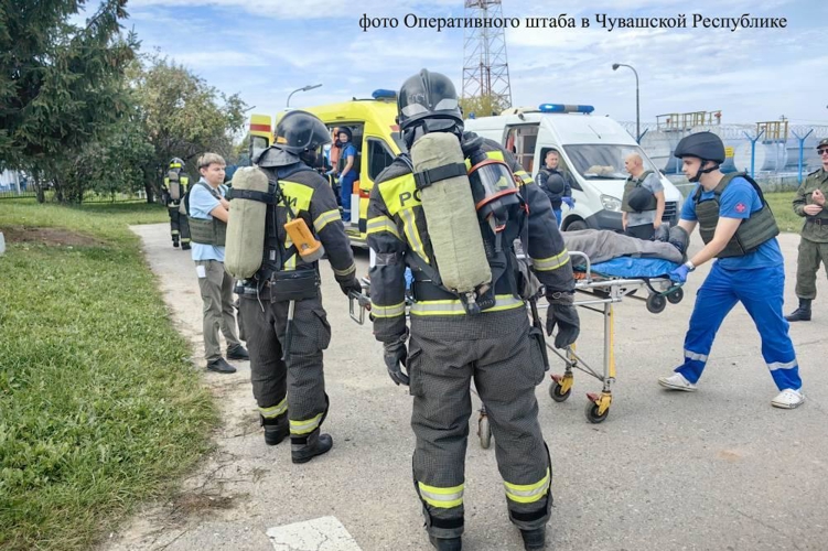 В Чувашии росгвардейцы приняли участие в плановом тактико-специальном учении под руководством Оперативного штаба