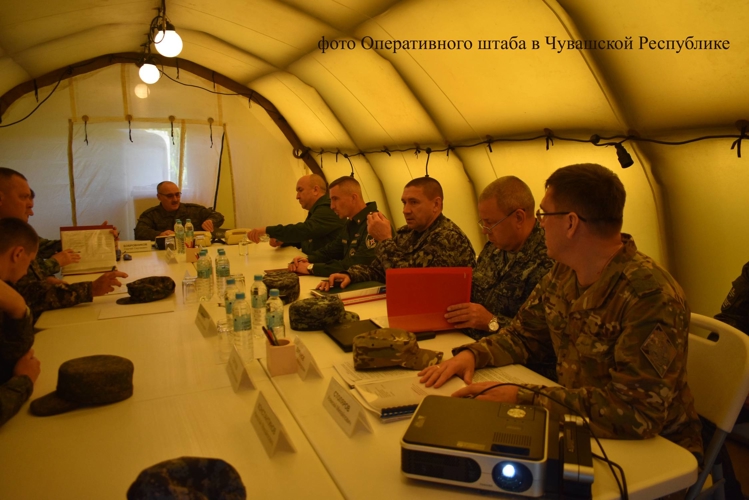 В Чувашии росгвардейцы приняли участие в плановом тактико-специальном учении под руководством Оперативного штаба